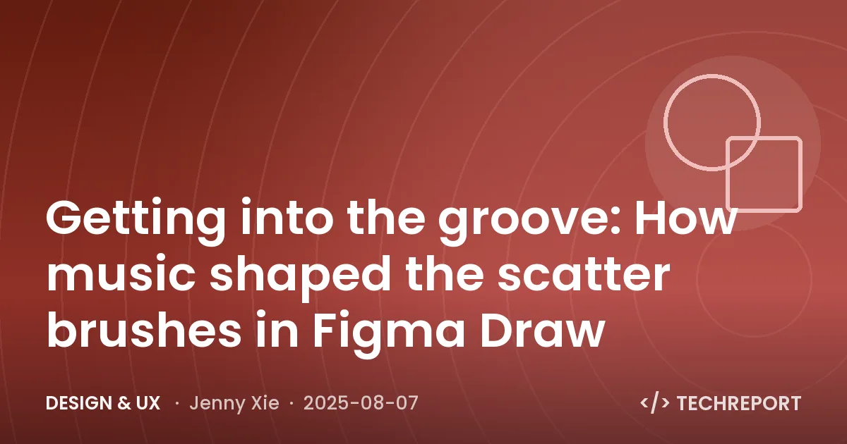 Getting into the groove: How music shaped the scatter brushes in Figma Draw