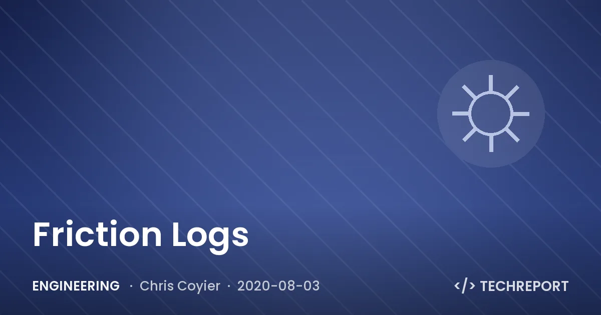 Friction Logs