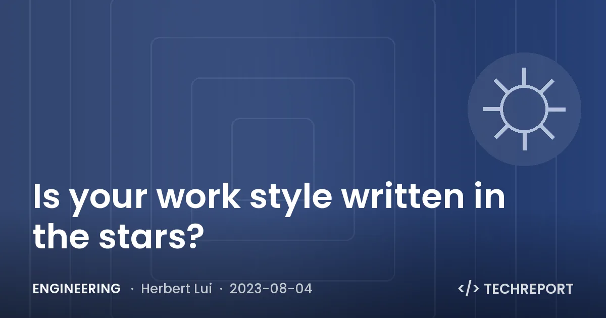 Is your work style written in the stars?