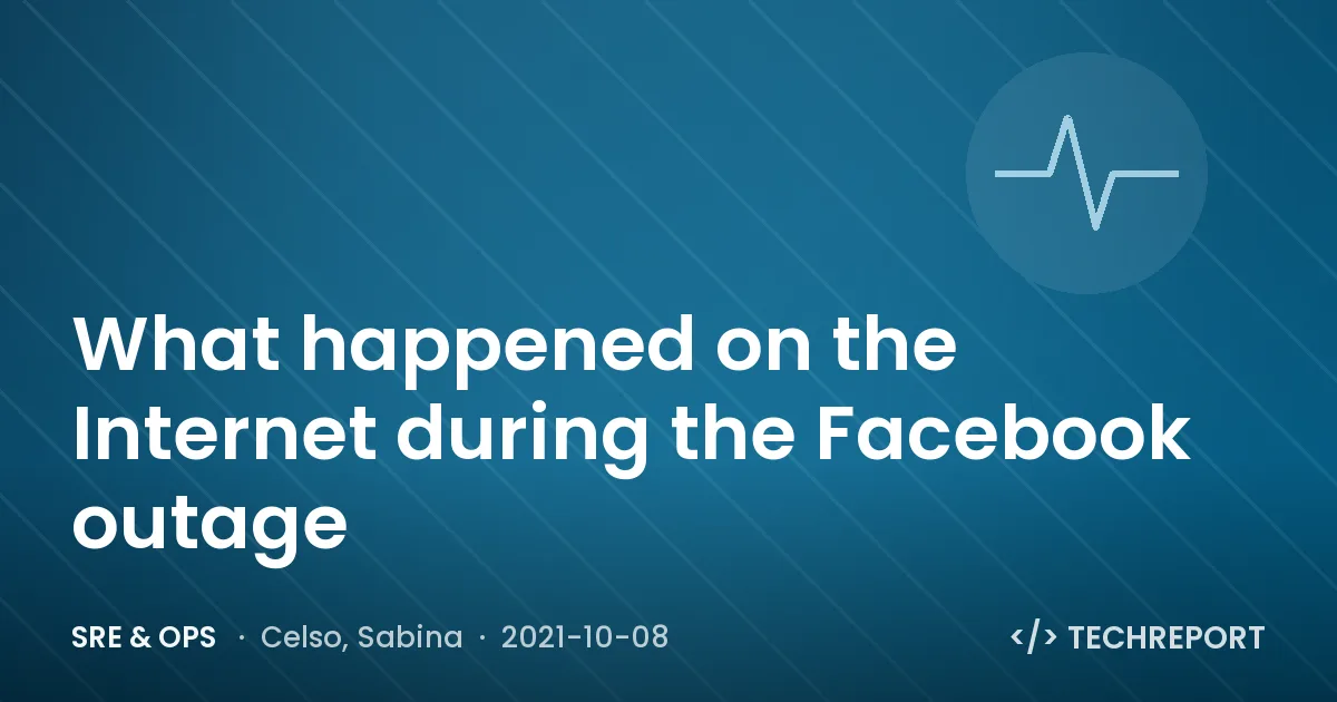 What happened on the Internet during the Facebook outage