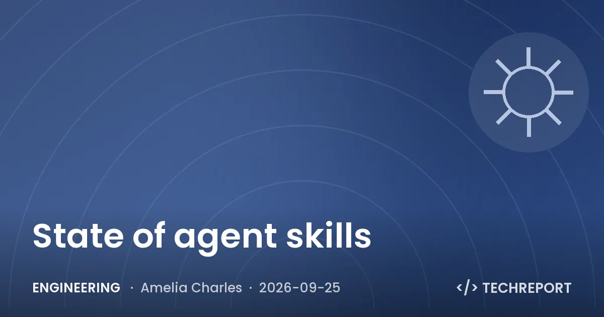 Engineering — State of agent skills