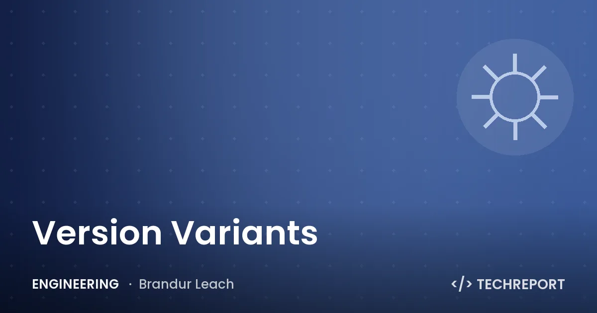 Version Variants