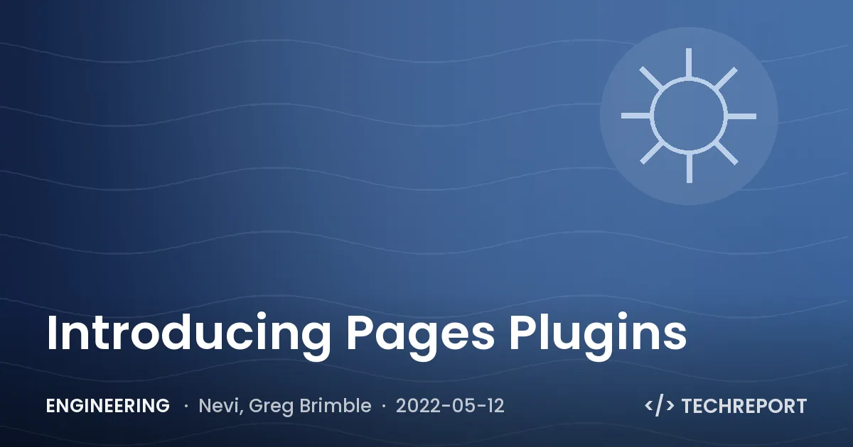 Introducing Pages Plugins