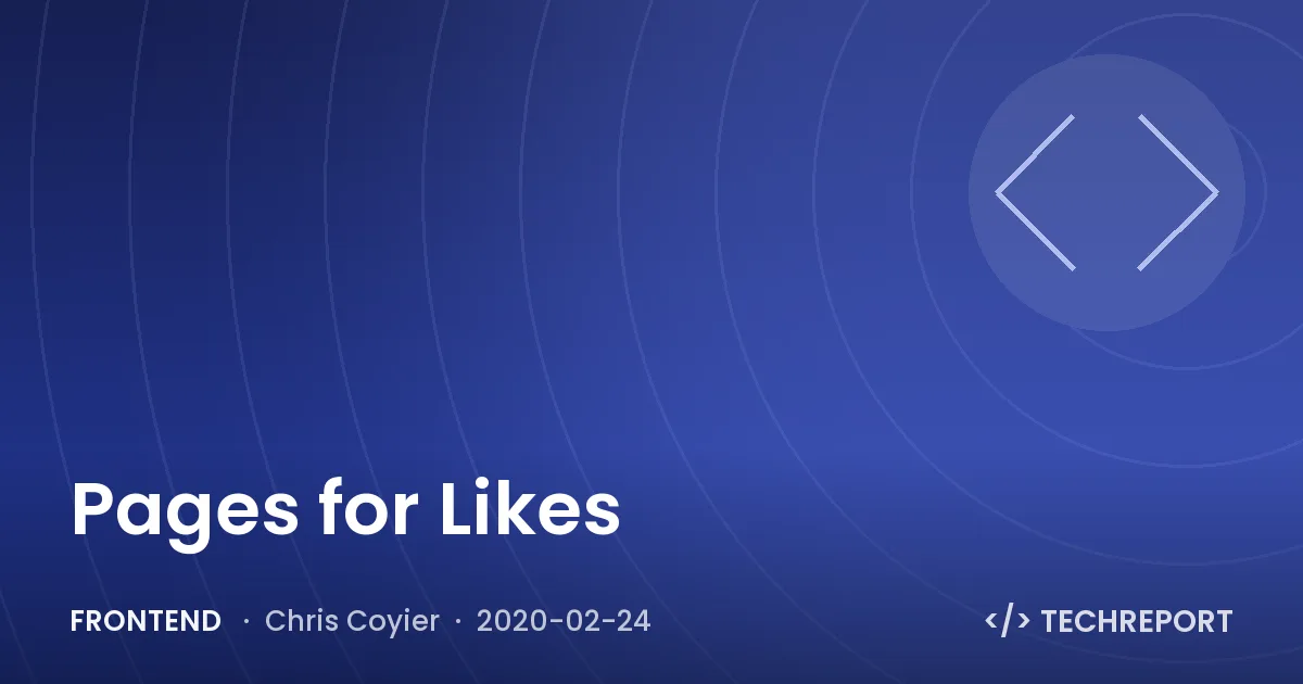 Frontend — Pages for Likes