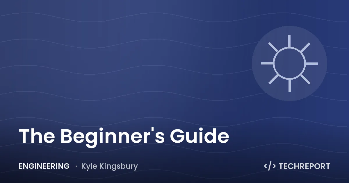 The Beginner's Guide