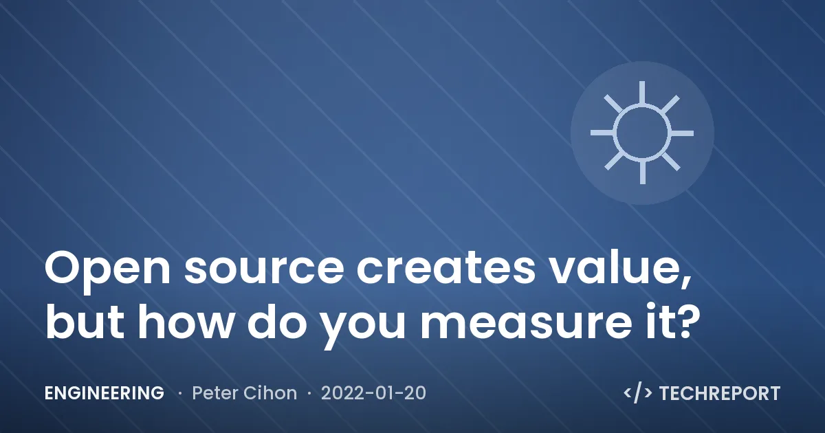 Open source creates value, but how do you measure it?