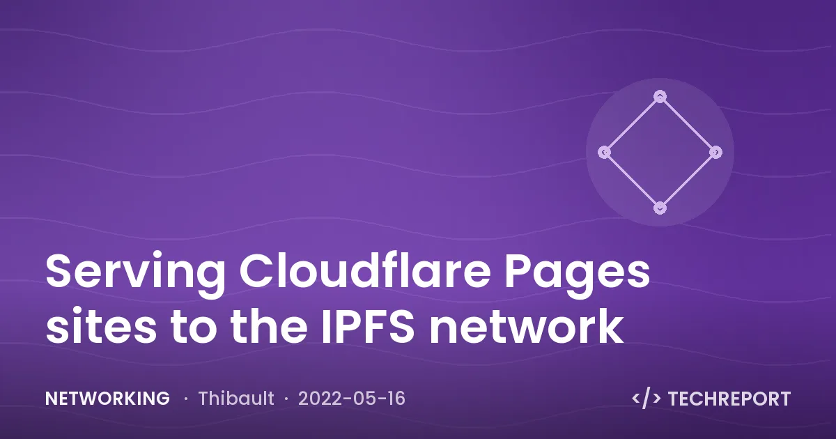 Networking — Serving Cloudflare Pages sites to the IPFS network