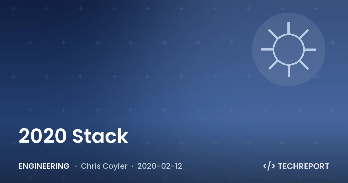 2020 Stack