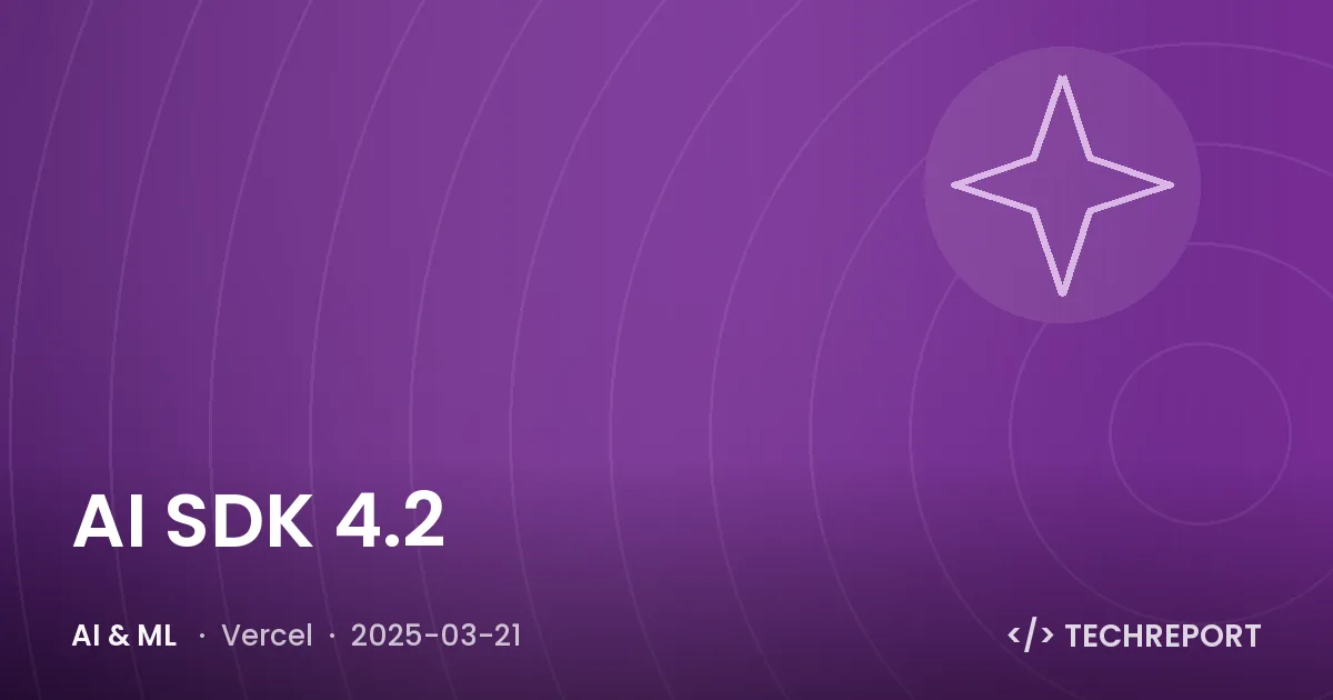 AI SDK 4.2