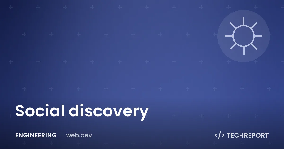 Social discovery