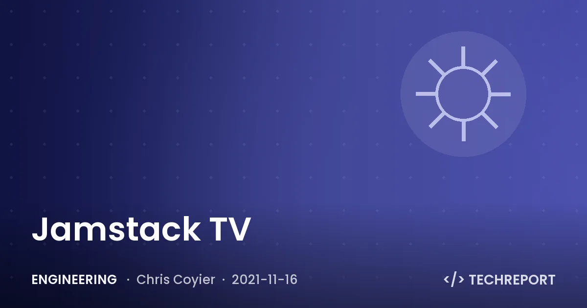 Jamstack TV