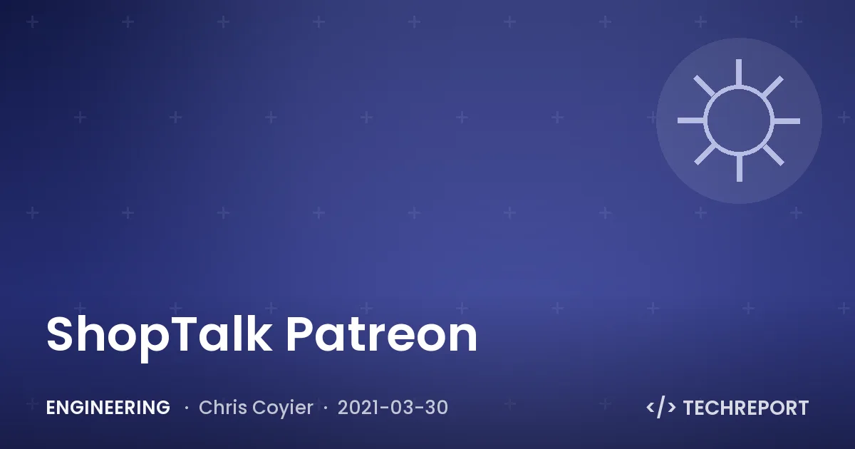 ShopTalk Patreon