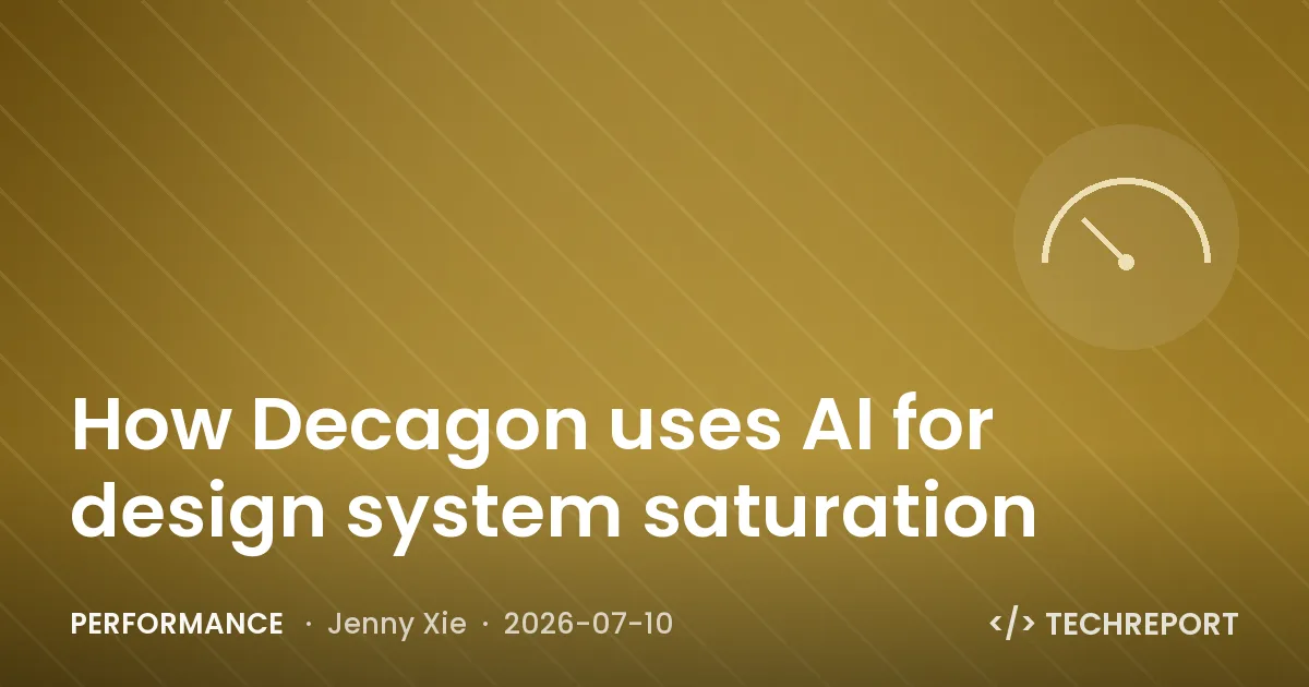 Performance — How Decagon uses AI for design system saturation