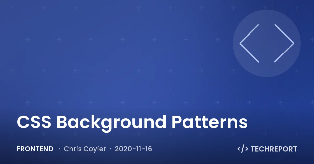 CSS Background Patterns