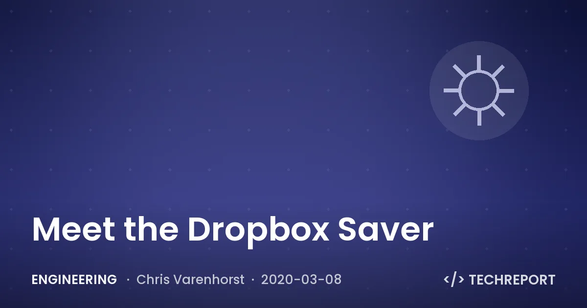 Meet the Dropbox Saver