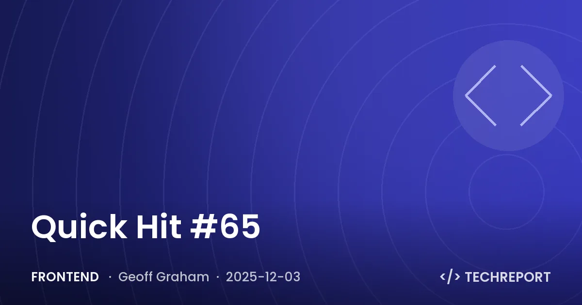 Quick Hit #65