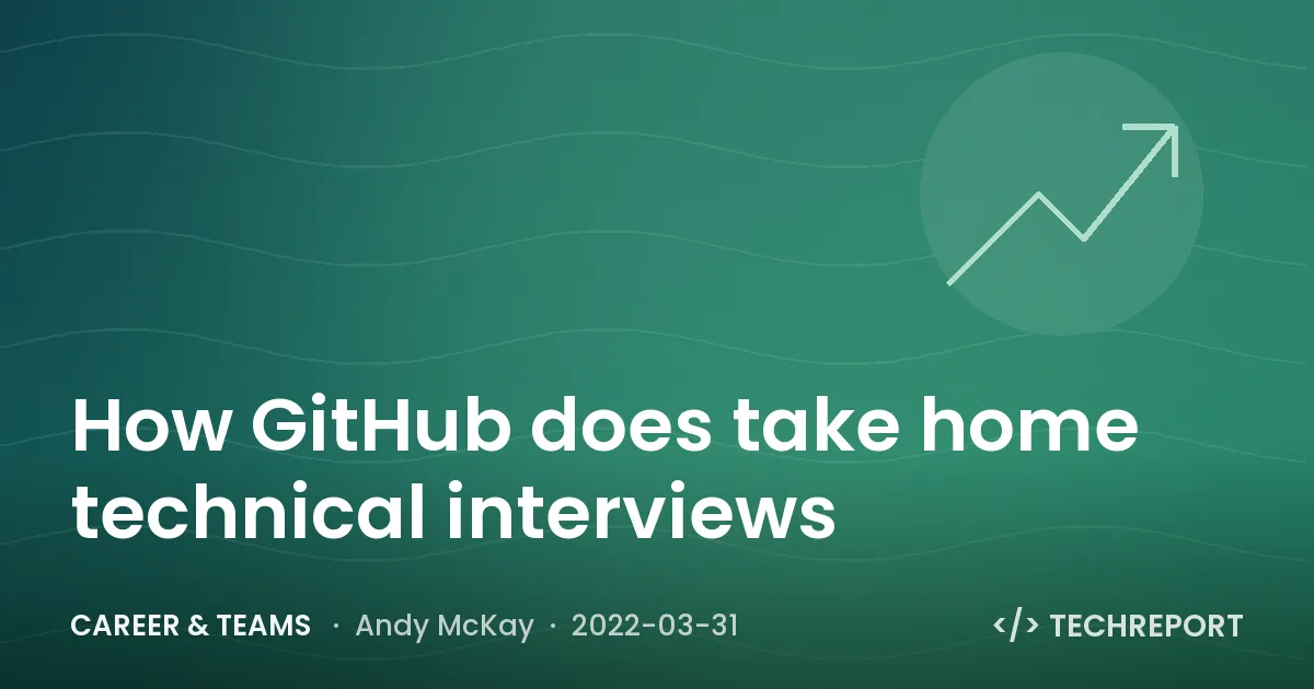 Career & Teams — How GitHub does take home technical interviews