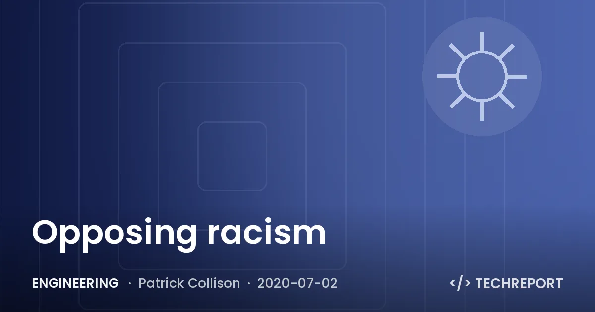 Engineering — Opposing racism