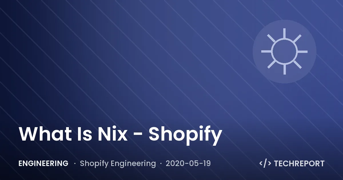 What Is Nix - Shopify