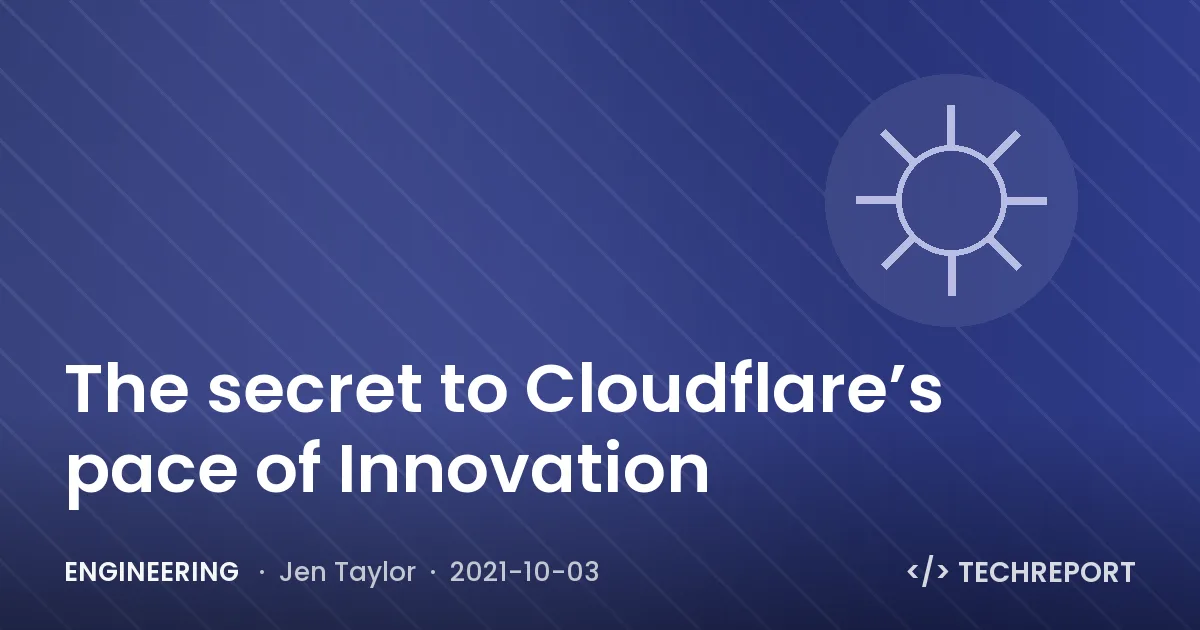 The secret to Cloudflare’s pace of Innovation