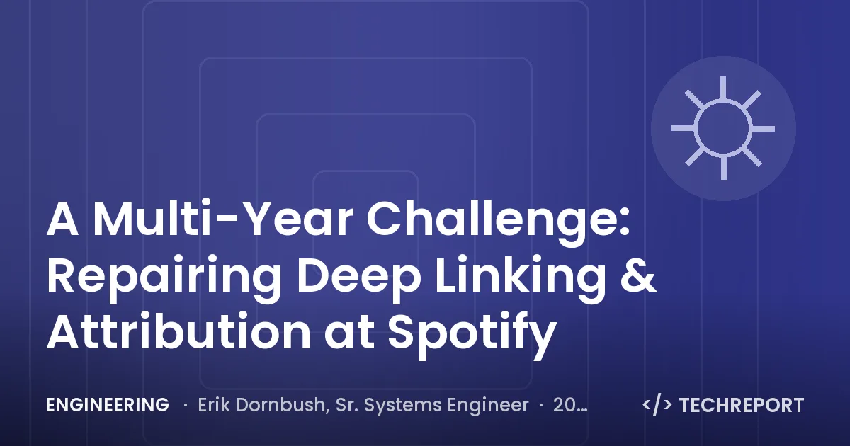 Engineering — A Multi-Year Challenge: Repairing Deep Linking & Attribution at Spotify