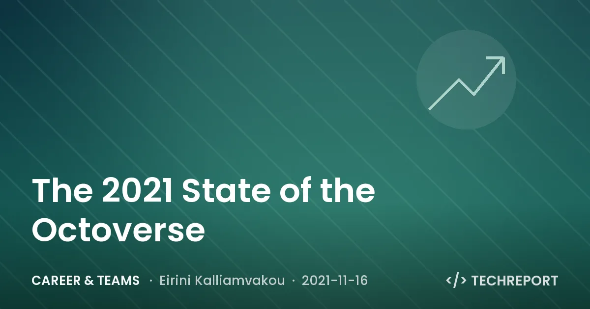 Career & Teams — The 2021 State of the Octoverse