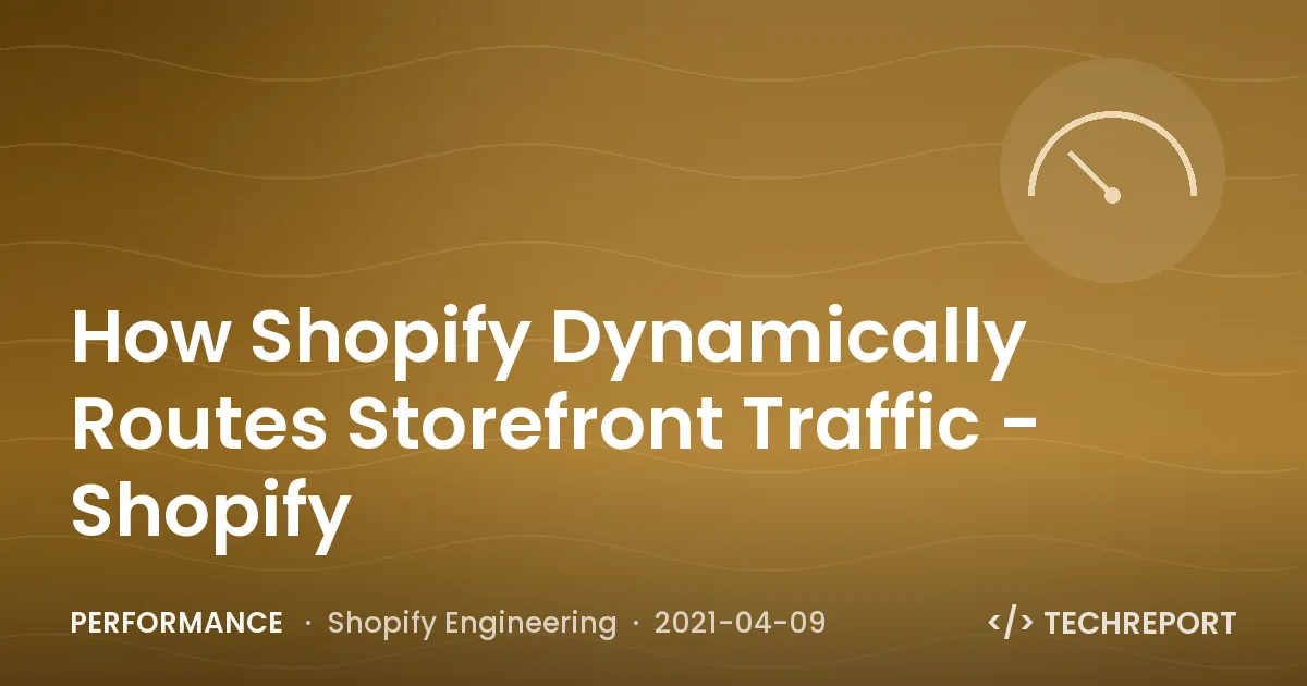 How Shopify Dynamically Routes Storefront Traffic - Shopify