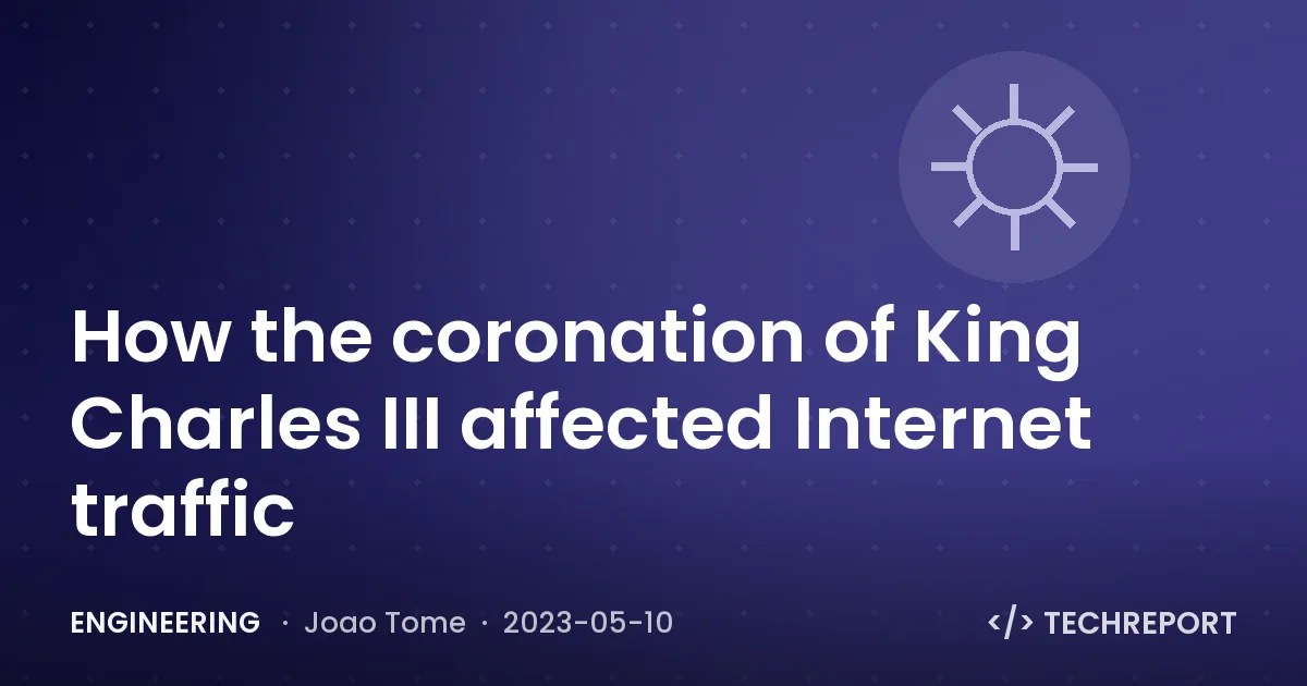 How the coronation of King Charles III affected Internet traffic