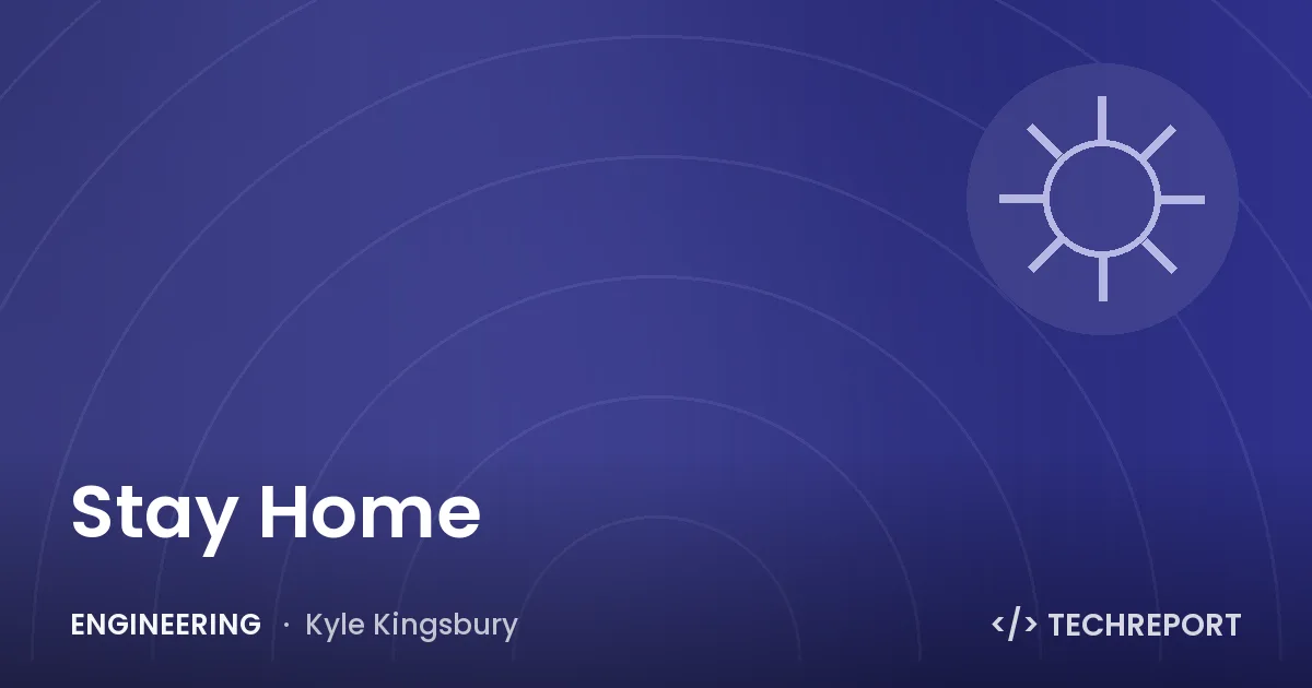 Engineering — Stay Home