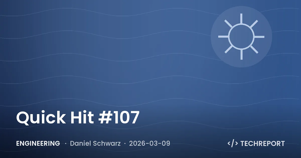Quick Hit #107