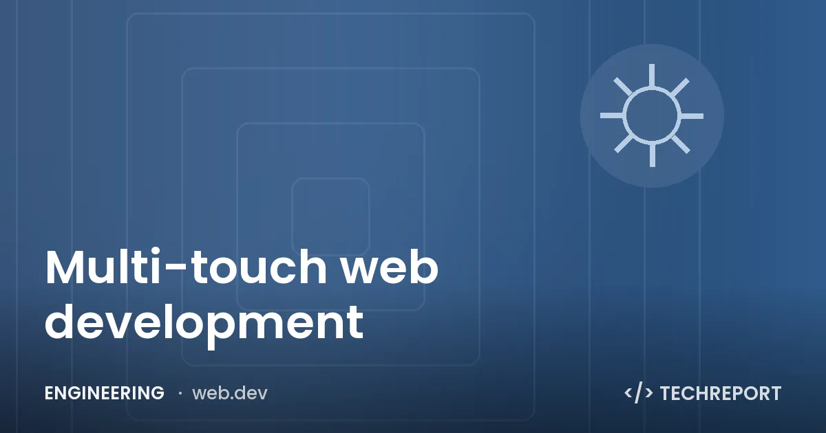 Multi-touch web development