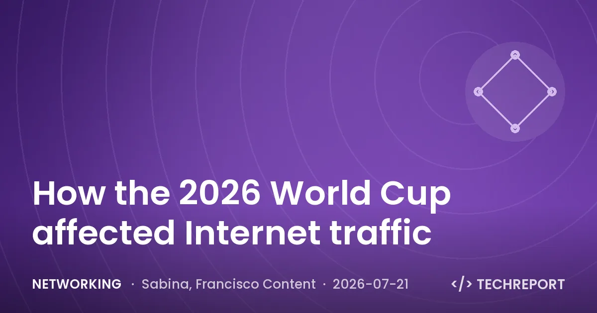 Networking — How the 2026 World Cup affected Internet traffic