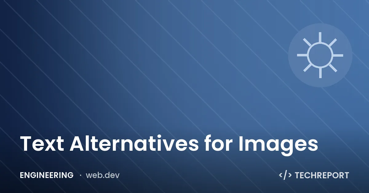 Engineering — Text Alternatives for Images