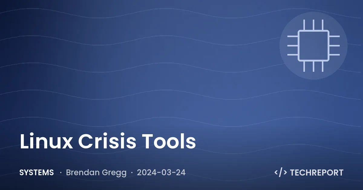Systems — Linux Crisis Tools