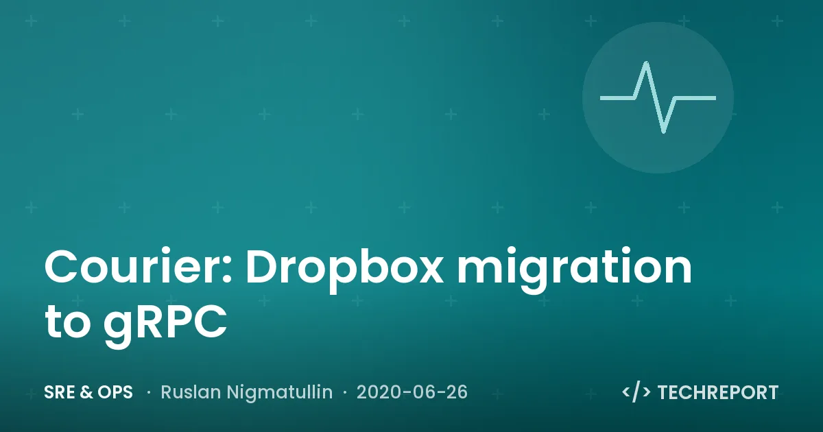 SRE & Ops — Courier: Dropbox migration to gRPC