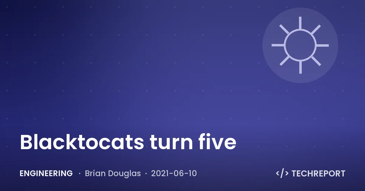 Blacktocats turn five