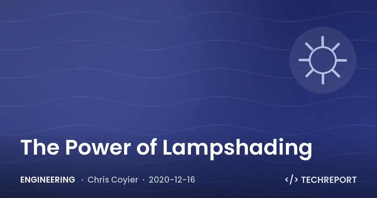 The Power of Lampshading