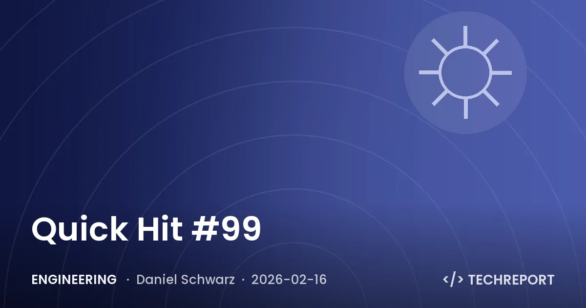 Quick Hit #99