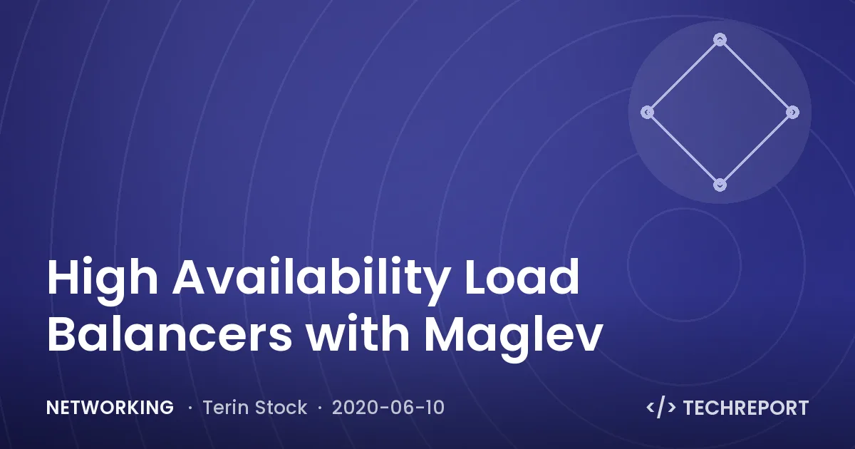 High Availability Load Balancers with Maglev