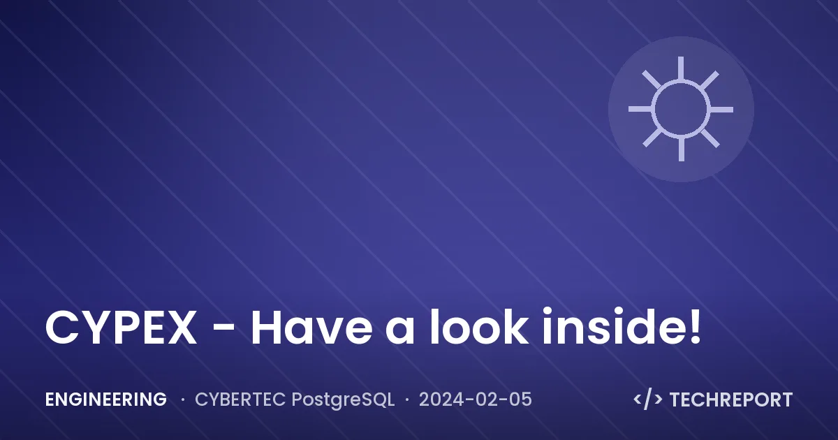 Engineering — CYPEX - Have a look inside!