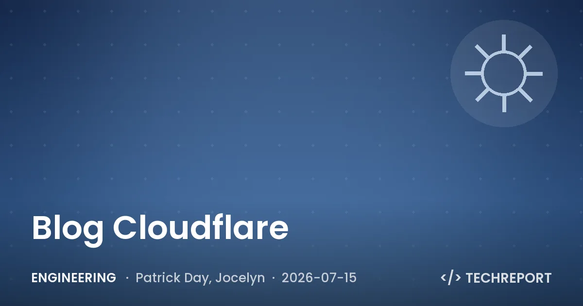 Engineering — Blog Cloudflare