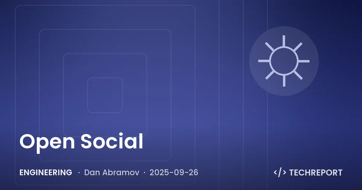 Engineering — Open Social