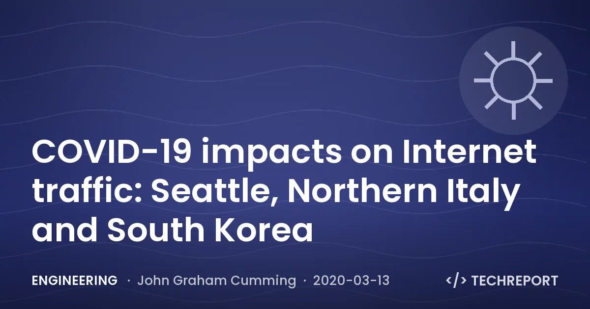 Engineering — COVID-19 impacts on Internet traffic: Seattle, Northern Italy and South Korea