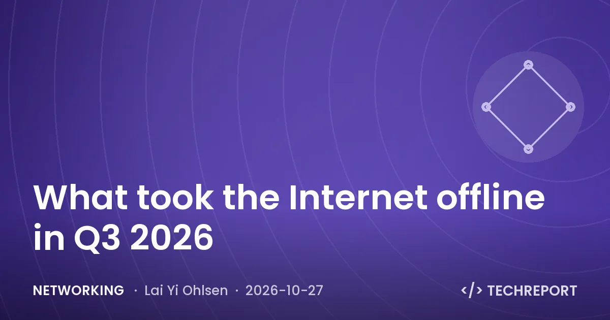 What took the Internet offline in Q3 2026
