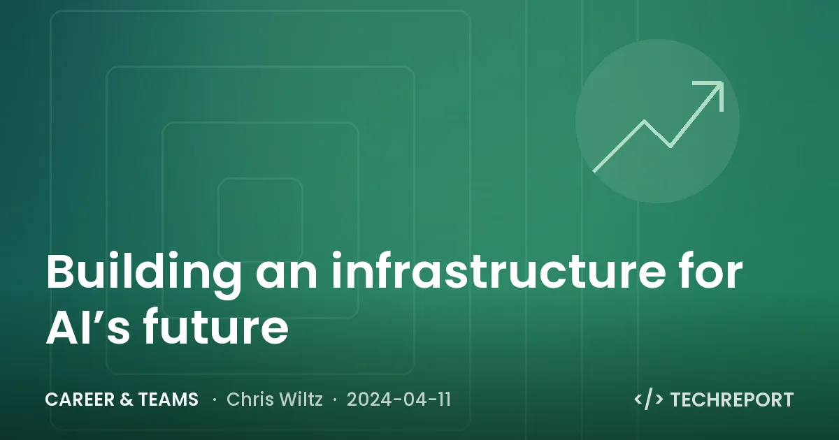 Career & Teams — Building an infrastructure for AI’s future
