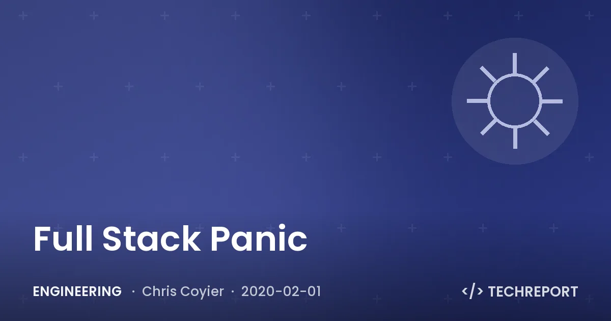 Full Stack Panic