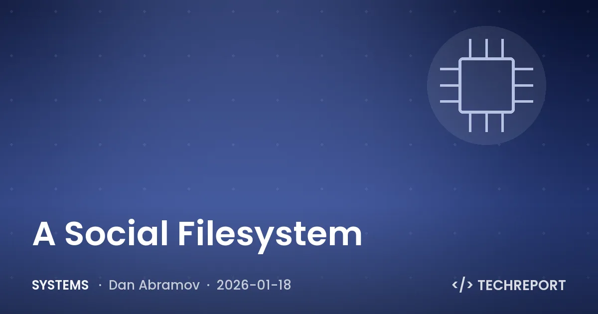 Systems — A Social Filesystem