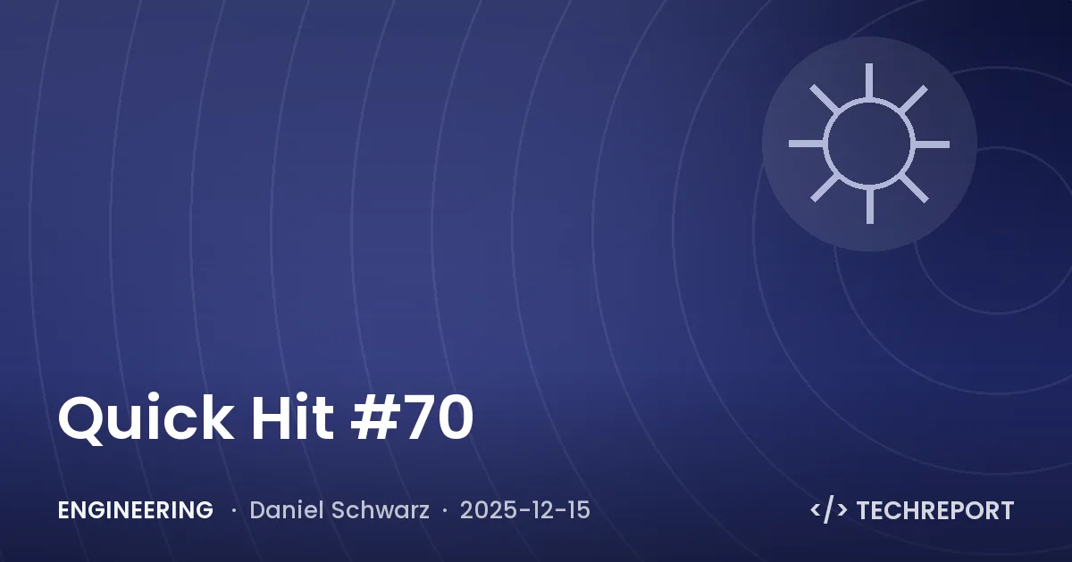 Quick Hit #70