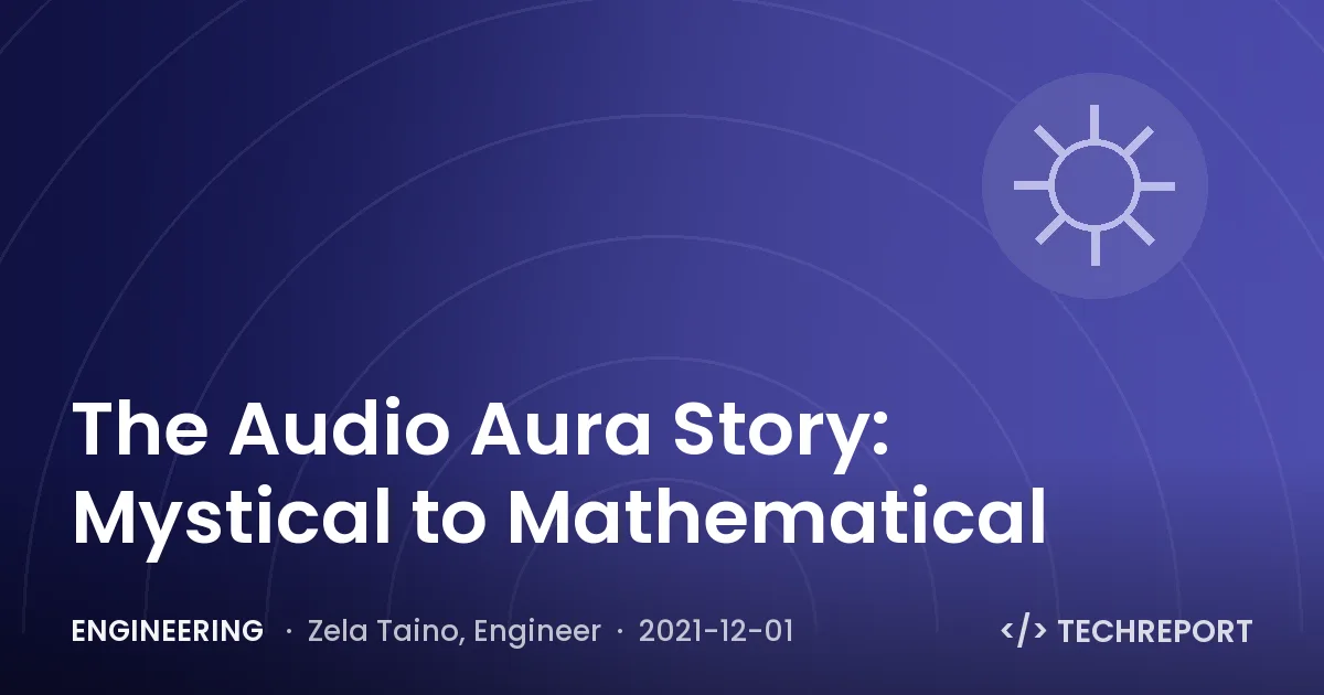 The Audio Aura Story: Mystical to Mathematical