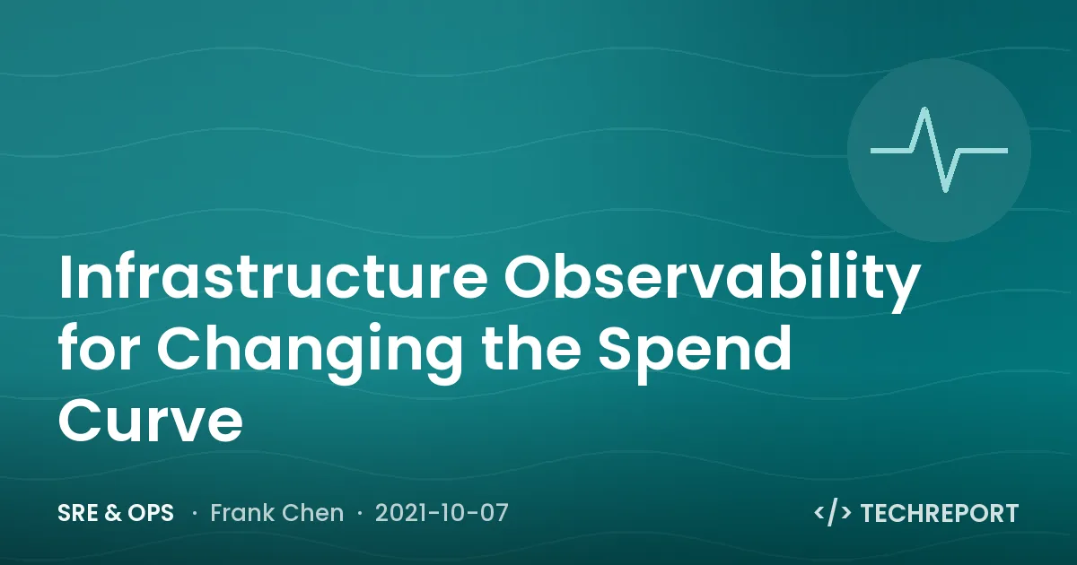 SRE & Ops — Infrastructure Observability for Changing the Spend Curve